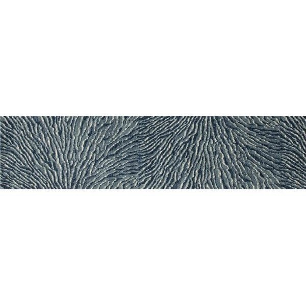 Art Carpet Art Carpet 25849 2 x 8 ft. Troy Collection Ripple Woven Area Rug Runner; Blue 25849